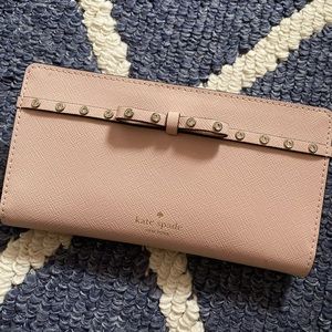 kate spade leather bifold wallet
